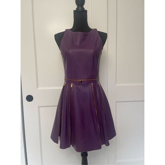 Thomas Wylde Lamb Leather Dress Size M - Picture 1 of 11